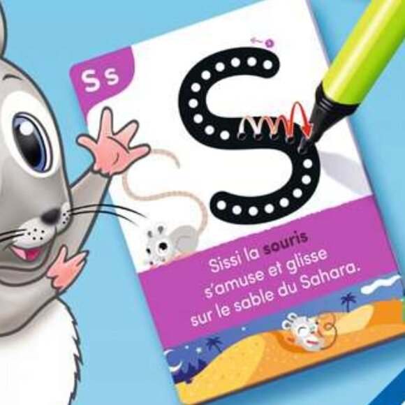 New Sealed Ravensburger Game J’écris l’alphabet ( I Write The 26 Alphabets) FR - Picture 9 of 12